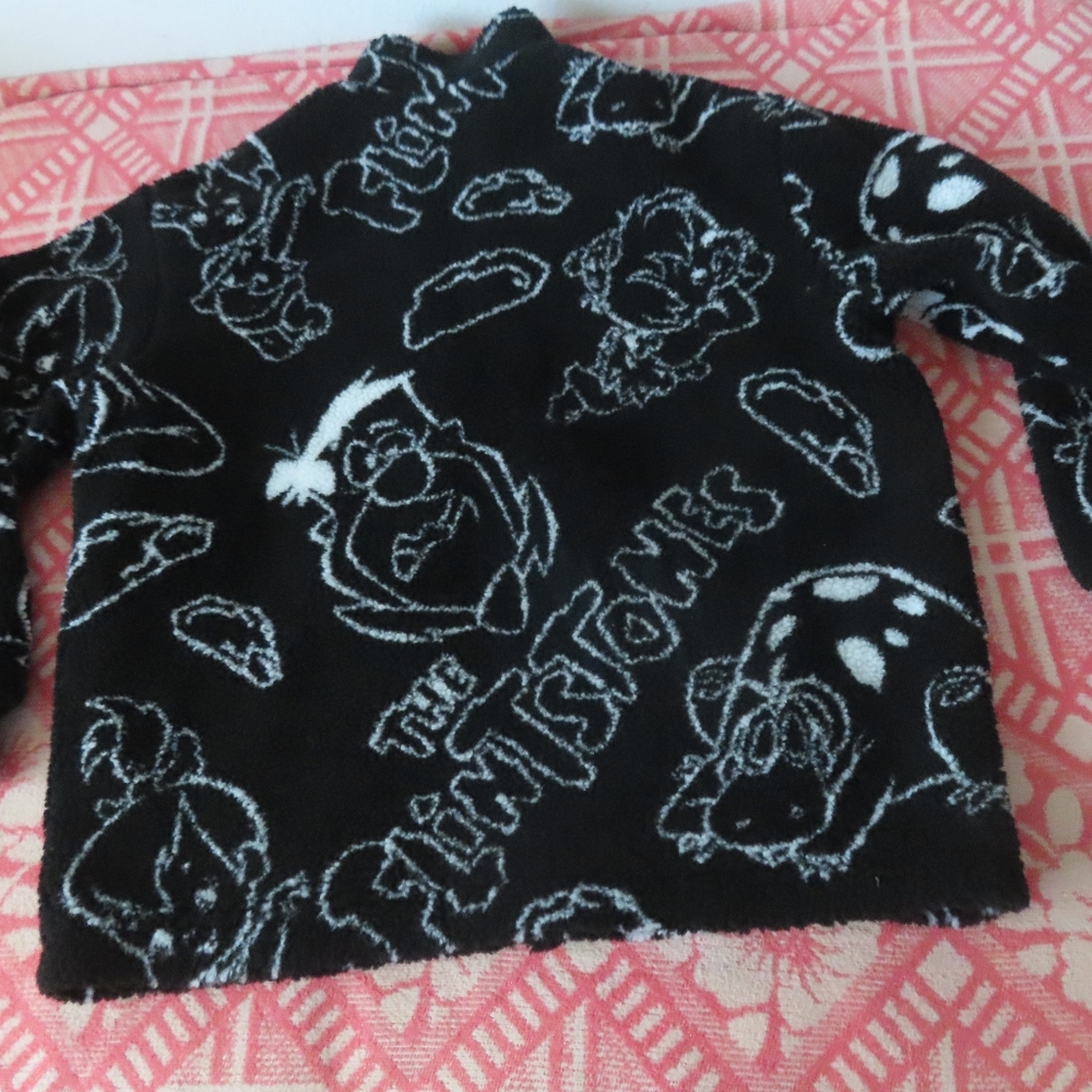 Lazy Oaf X The Flintstones Allover Print Fleece J… - image 6
